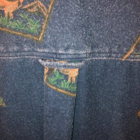 VTG Eddie Bauer Outdoor Print Heavyweight Overshirt Jacket - Picture 5 of 10